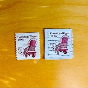 Conestoga Wagon Rare 1800s Stamps
